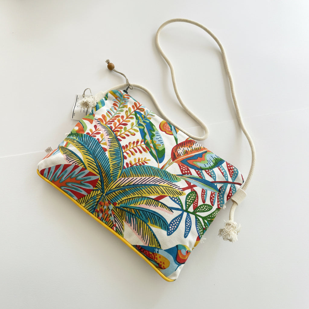 Pochette bandoulière zippée