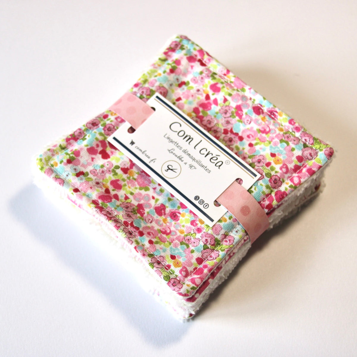 Lingettes démaquillantes carrées lot de 6