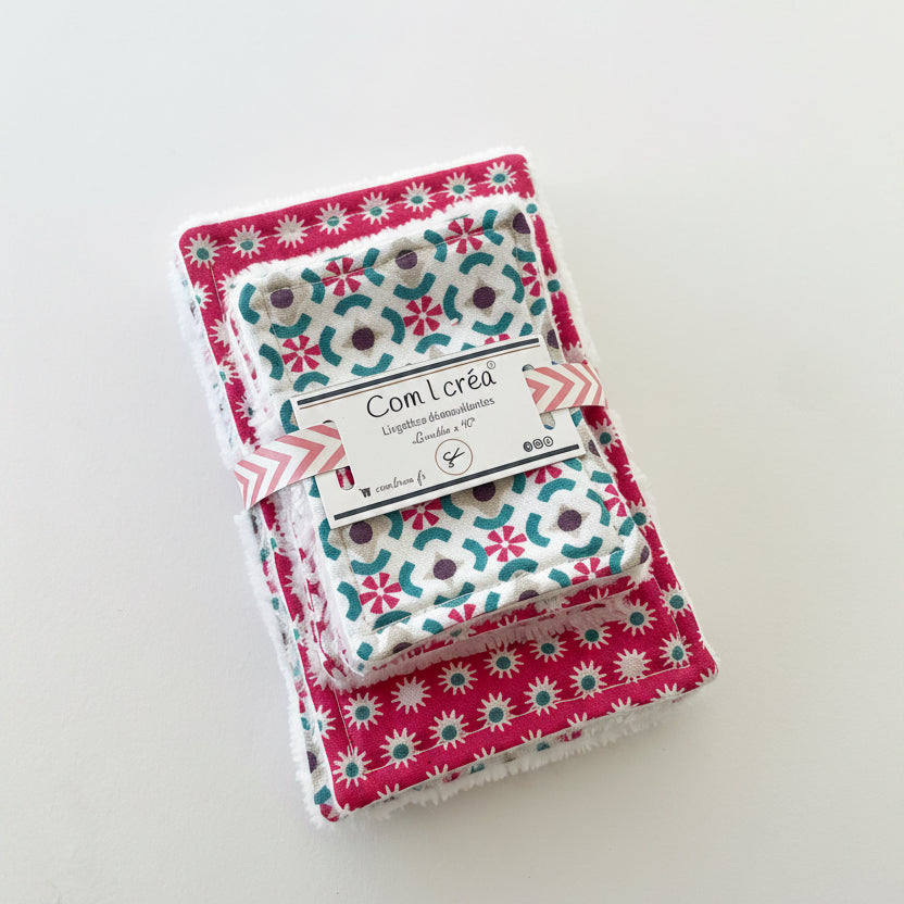 Lot de 8 lingettes démaquillantes