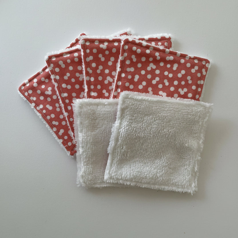 Lingettes démaquillantes carrées lot de 6
