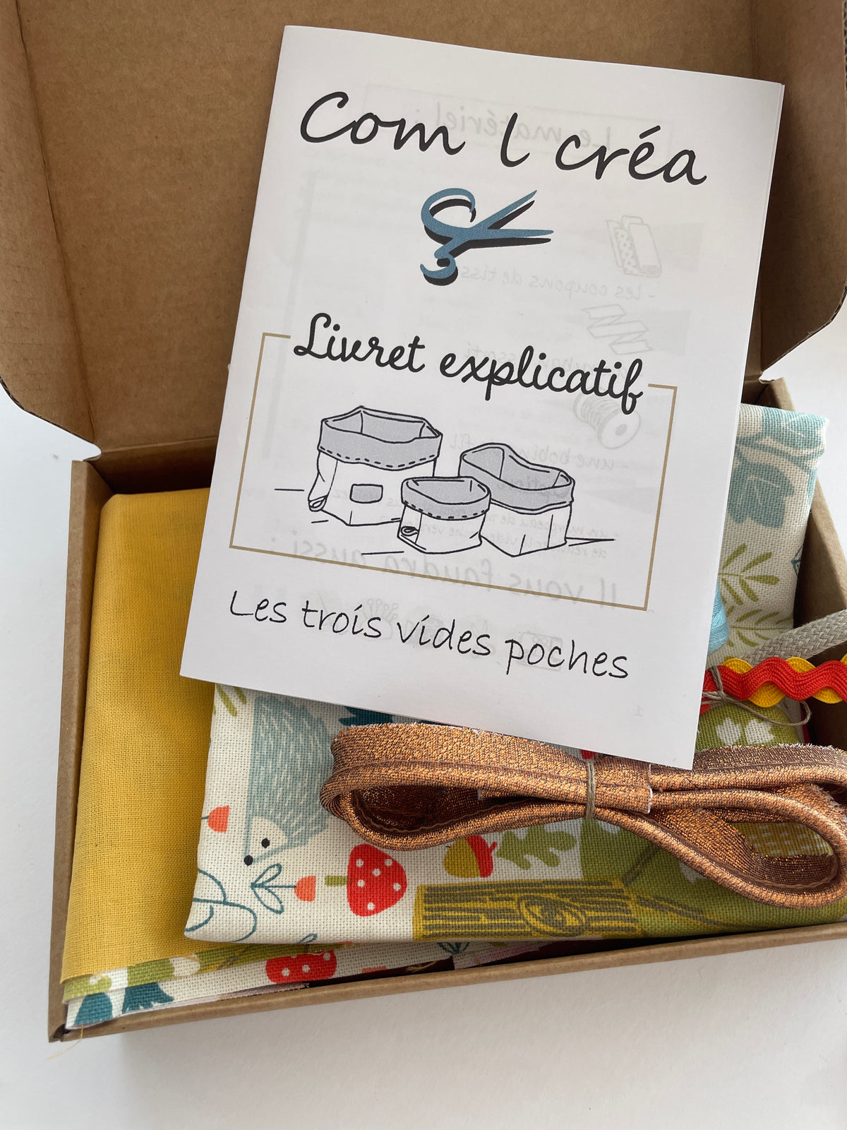 Kit créatif couture 3 panières