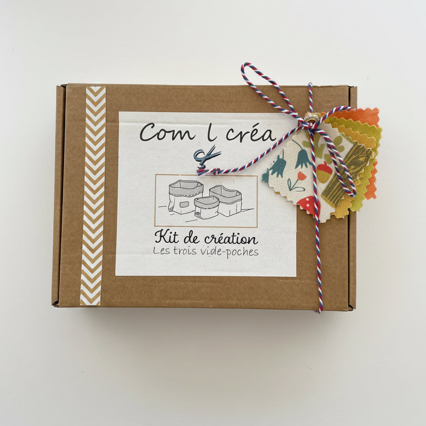 Kit créatif couture 3 panières