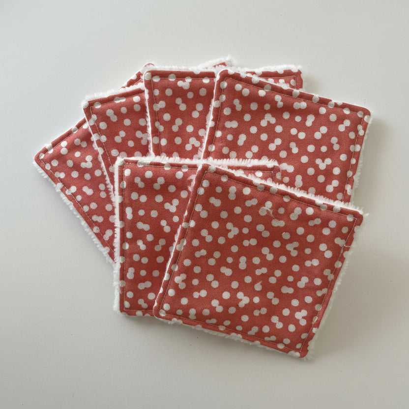 Lingettes démaquillantes carrées lot de 6
