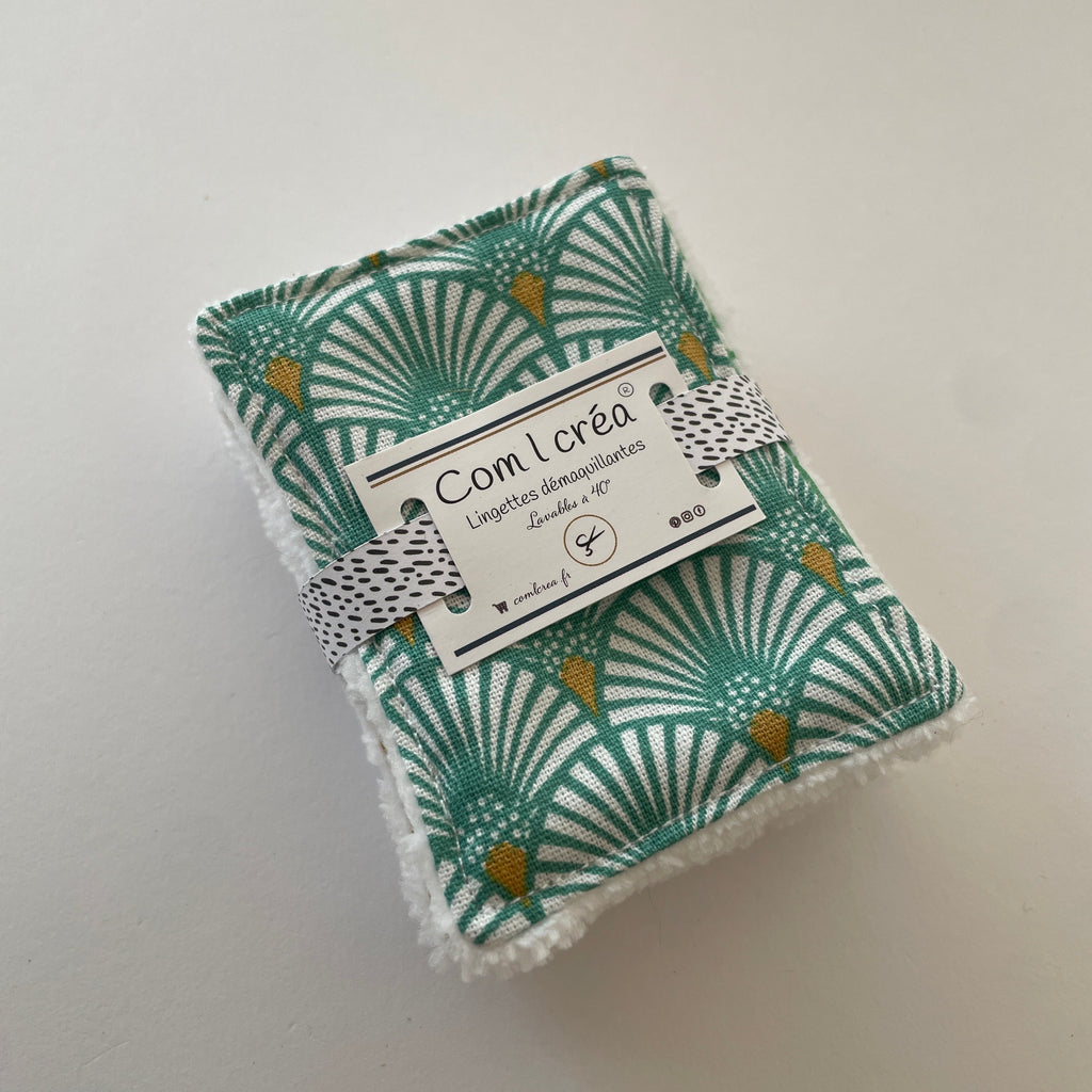 Lingettes démaquillantes petit format en lot de 6