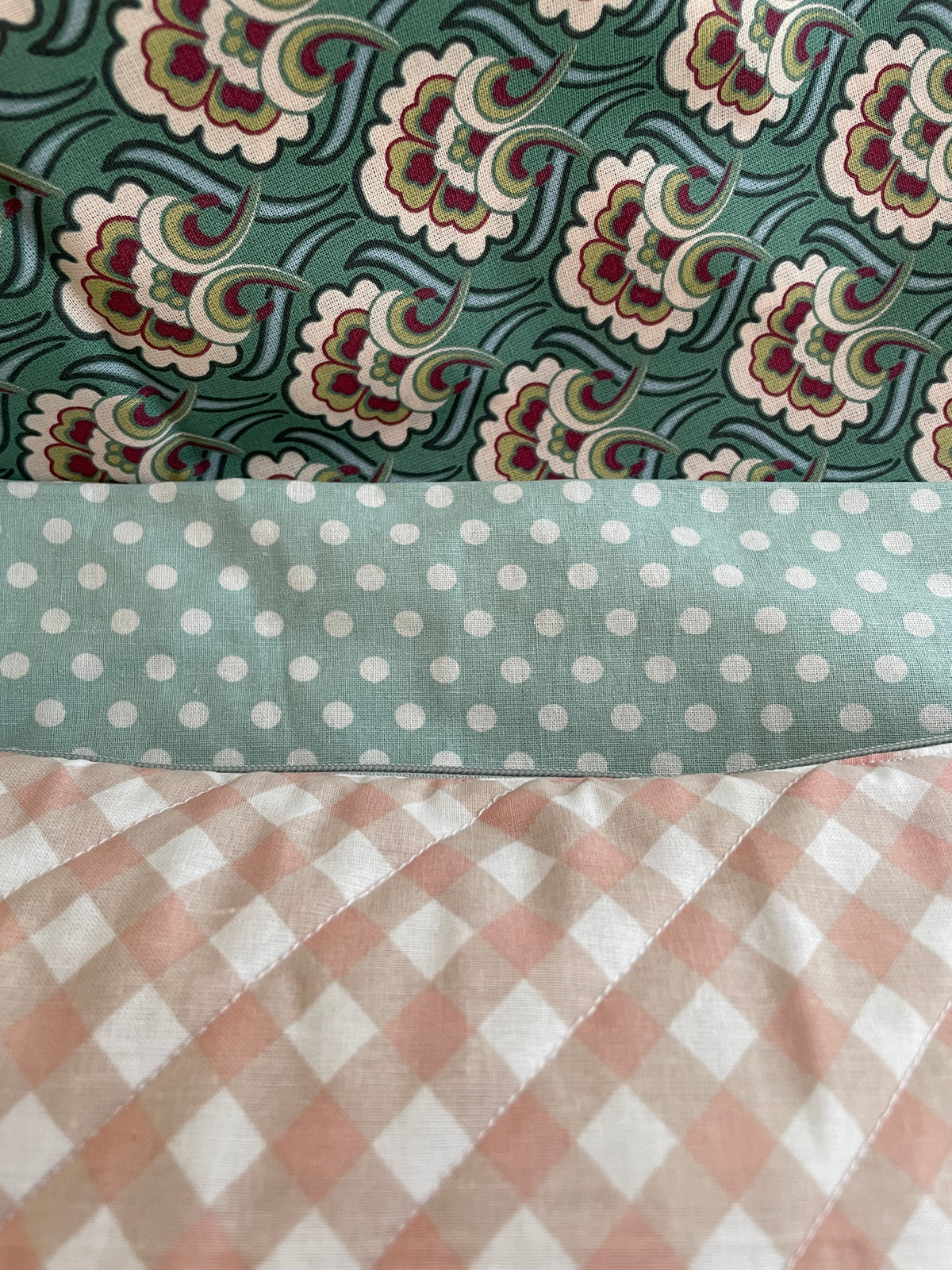Pochette matelassée zippée vintage